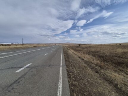 Автодорога Ачинск-Ужур-Шира-Троицкое 243 км+14м