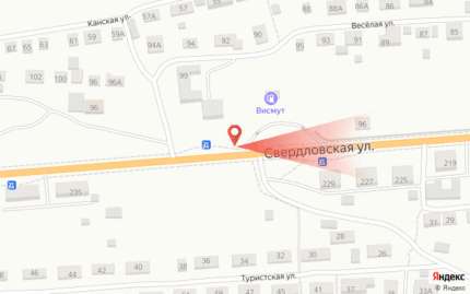 Свердловская, 98 выезд с АЗС