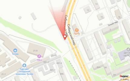 Сибирский - Тихий, 2, движение в сторону пр.Кр.Рабочий