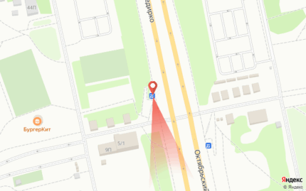 Октябрьский мост, Остров Татышев 2-ая остановка