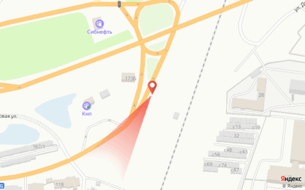 Въезд в Красноярск, со стороны Сосновоборска, 3 км до ул. Глинки