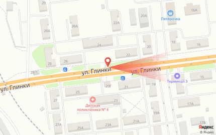 Глинки, 200 м до ж/д переезда, въезд в город