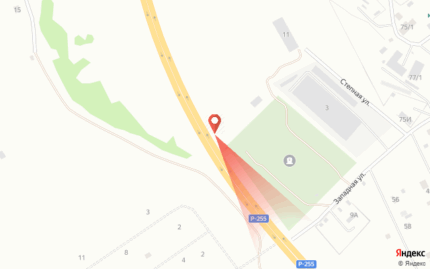 Фед. автодорога М 53, 3 км до поста ДПС, выезд из города