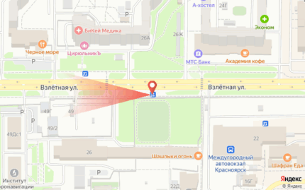 Красноярский рабочий 180, остановка Предмостная площадь, 2-ая остановка