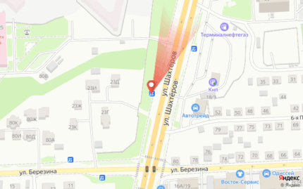Взлетная 48, остановка БТИ