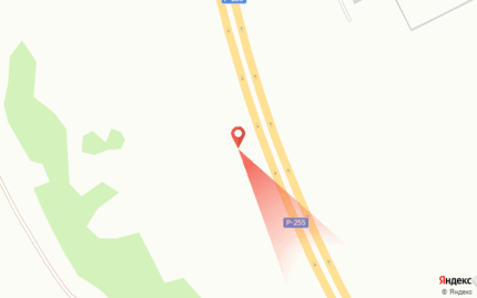 Фед. автодорога М 53, 2,9 км до поста ДПС, въезд в город