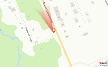 Магистральная 81, 160 метров северо-западнее существующей электрической подстанции