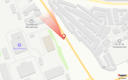 Заречная, в районе владения 12