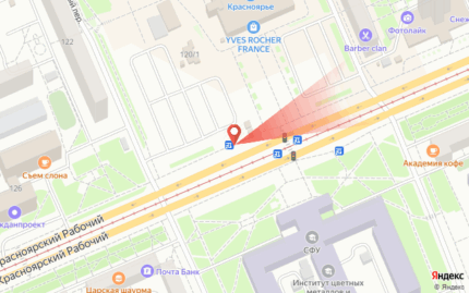 Красноярский рабочий 122, 2-я остановка ТЦ Красноярье