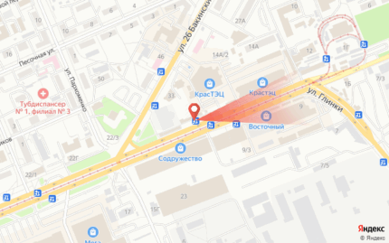 Красноярский рабочий 18а, остановка Крастэц