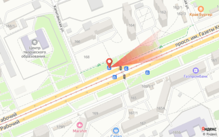 Красноярский рабочий 166, остановка "Юбилейный"