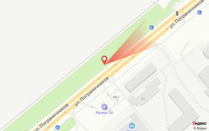 Пограничников, 190 метров от проходной ОАО "КраМЗа"