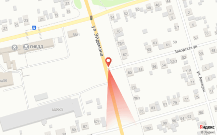 Эйдемана, 107 въезд в город (рядом с домом № 100)